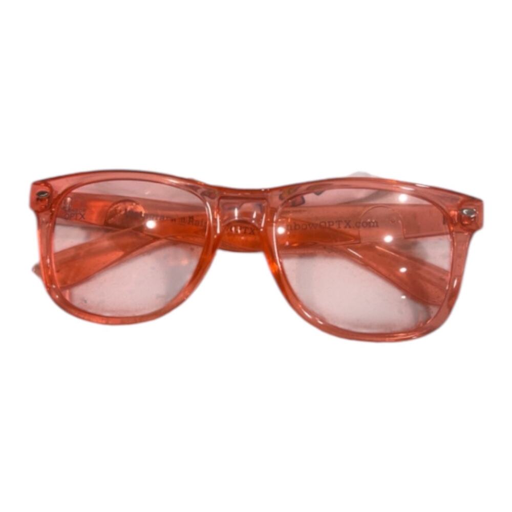 Rainbow OPTX Color Therapy Glasses in Rose Pink Sunglasses